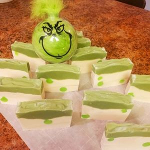 Grinch Homemade Soap
